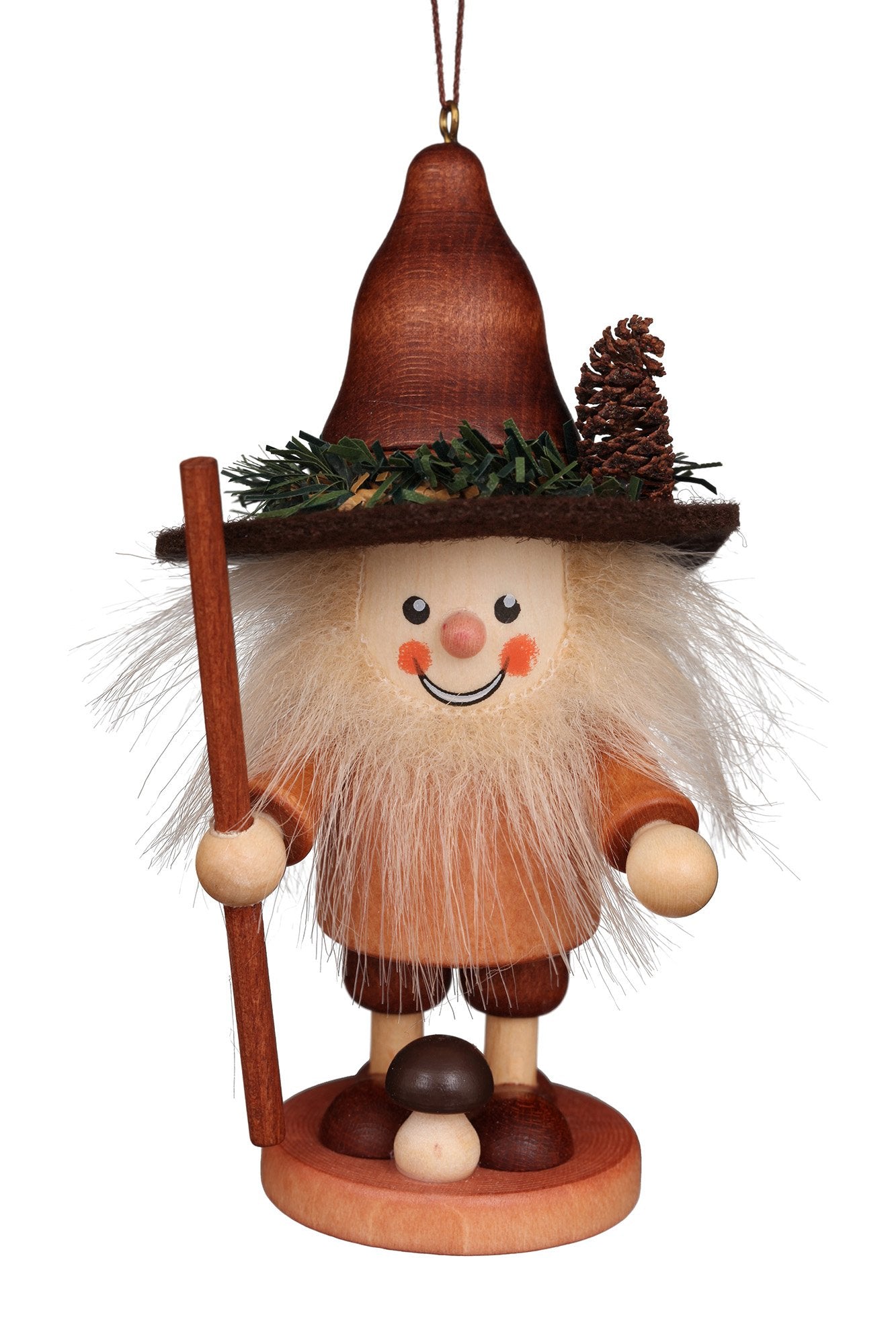 Large gnome Christmas tree decoration - Forest Wanderer